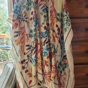 Floral Multicolor Home Accent Throw